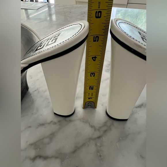 Givenchy Ribbed Mule Platform Sz 29 white - Picture 11 of 15